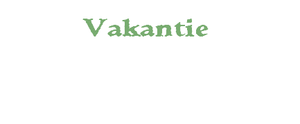 Vakantie